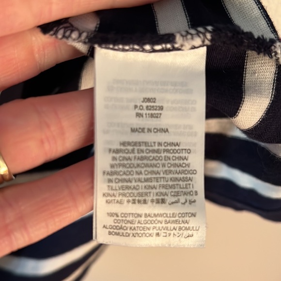 Boden Breton Navy & Cream Striped Dress - Picture 5 of 6